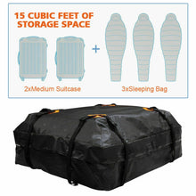 Load image into Gallery viewer, 420D Oxford Cloth Car Roof Bag Luggage Bag Waterproof Bag Storage Bag, 420D Roof Bag, 420D Non-slip Mat