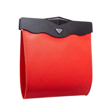 Load image into Gallery viewer, Car Trash Can Car Chair Back Hanging Storage Box Hidden Folding Storage Bag With LED Light, Black, Mocha Brown, Beige, Red