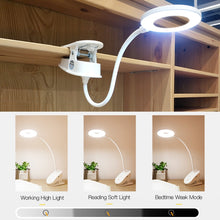 Load image into Gallery viewer, YAGE YG-8102 2W 18LEDs Touch Switch 3-Level Dimming Clip Desk Lamp Eye Protection LED Light