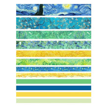 Load image into Gallery viewer, Antique And Paper Tape Hand Account DIY Decoration Material, Green Mint, Blue Trajectory, Geometric Patterns, Van Gogh Impression, Ancient Style, Syringe, Sakura Party, Flower Fragments