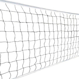 Polyethylene Knotted Four Wraped Sides Beach Volleyball Net For Competition / Training