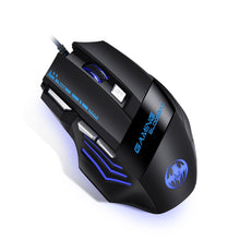Load image into Gallery viewer, GAMING BLOODBAT GM02 7 Keys USB Wired Optoelectronics Game Mouse Digital Respiratory Lights Mouse