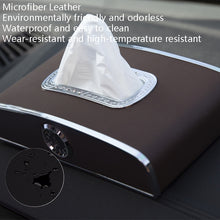 Load image into Gallery viewer, Car Clock Tissue Box Multi-Function Vehicle Instrument Table Paper Towel Box, Style:, Clock+Parking Card (Green), Clock+Parking Card (Ivory), Clock+Parking Card (Agate), Clock+Parking Card (Black), Clock+Parking Card (Gray)                             ...