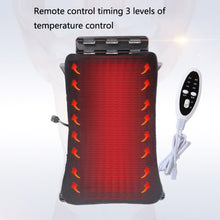Load image into Gallery viewer, Electric Heating Belt Waist Lumbar Spine Massager Waist Four Seasons Heating Spine Correction Backrest, , US Plug Electric Hot Model (Black), , US Plug Electric Hot Model (White), Ordinary Model (Black), Ordinary Model (White)