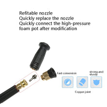Load image into Gallery viewer, 2 PCS High-Pressure Water Sprinklers Live Connection And Quick Plug-In Sockets For Threaded Connection Of Washing Machine Nozzles, Inner G1/4, Internal M14x1.5mm