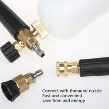 Load image into Gallery viewer, 2 PCS High-Pressure Water Sprinklers Live Connection And Quick Plug-In Sockets For Threaded Connection Of Washing Machine Nozzles, Inner G1/4, Internal M14x1.5mm