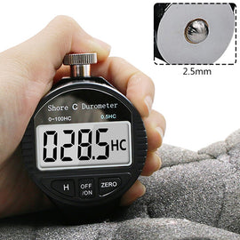 Electronic Digital Display Hard Meter Plastic Rubber Silicone Tire Hardness Meter, 0-100HA A, 0-100HC C, 0-100HD D