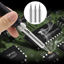 Load image into Gallery viewer, Soldering Tips 936 Soldering Station Pure Copper Soldering Iron Tips Lead-Free Soldering Iron Tips, 15 PCS / Set, 17 PCS / Set
