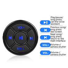 Load image into Gallery viewer, Car Mobile Phone Remote Control Bluetooth Wireless Multimedia Button Remote Control Music Playback Selfie, Silver, Black, Black With Buckle, Silver With Buckle