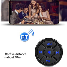 Load image into Gallery viewer, Car Mobile Phone Remote Control Bluetooth Wireless Multimedia Button Remote Control Music Playback Selfie, Silver, Black, Black With Buckle, Silver With Buckle