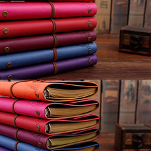 Load image into Gallery viewer, Skirts Beauty Hand Account Book Diary Book Retro Notepad, Small Pink, Small Lake Blue, Small Wine Red, Small Yellow, Small Purple, Large Pink, Large Lake Blue, Large Wine Red, Large Red, Large Yellow, Large Purple