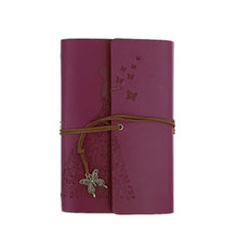 Load image into Gallery viewer, Skirts Beauty Hand Account Book Diary Book Retro Notepad, Small Pink, Small Lake Blue, Small Wine Red, Small Yellow, Small Purple, Large Pink, Large Lake Blue, Large Wine Red, Large Red, Large Yellow, Large Purple