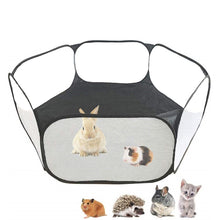 Load image into Gallery viewer, Portable Small Animal Game Fence Folding Outdoor Interior Pet Tent, Blue Opp Bag, Black Opp Bag, Pink Opp Bag
