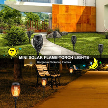 Load image into Gallery viewer, 2 PCS Outdoor Courtyard Solar Flame Light Park Lawn Decoration Waterproof Landscape Light