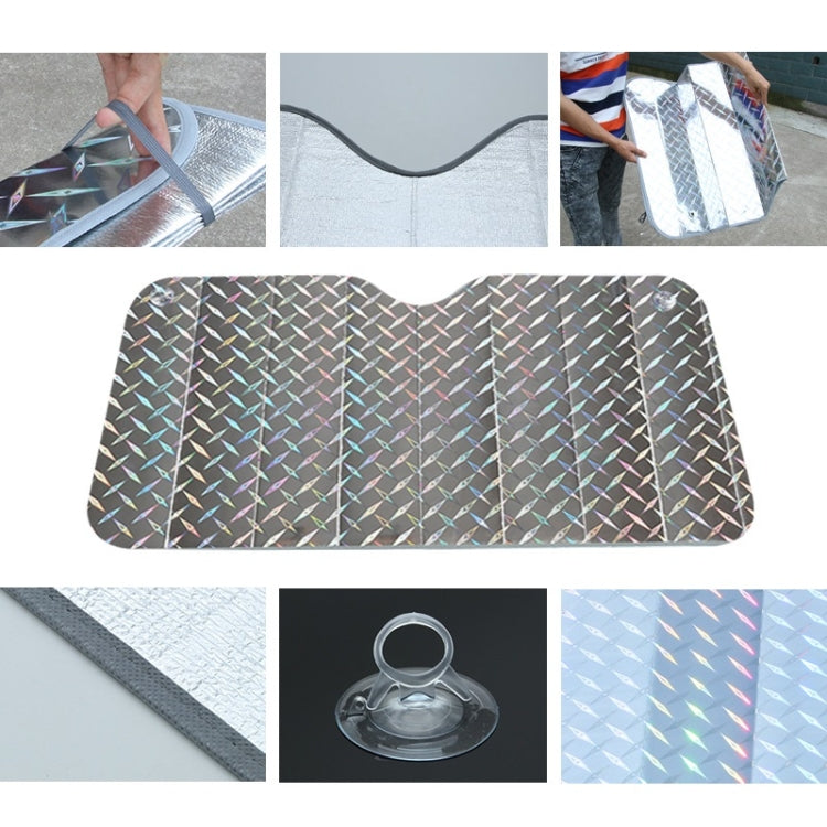 SHUNWEI 2 PCS Car Front Windshield Sunshade Summer Sun Protection And Heat Insulation Shading Board, R-3934 130x70cm (Hatchback), R-3920 130x60cm (Hatchback), R-3921 140x70cm (Sedan), R-3922 140x75cm (SUV Off-road Vehicle)