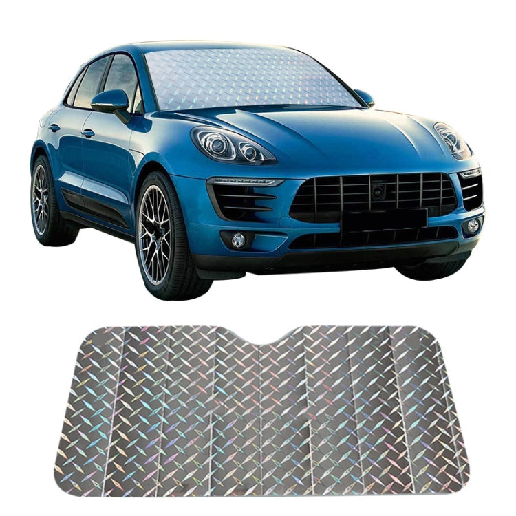 SHUNWEI 2 PCS Car Front Windshield Sunshade Summer Sun Protection And Heat Insulation Shading Board, R-3934 130x70cm (Hatchback), R-3920 130x60cm (Hatchback), R-3921 140x70cm (Sedan), R-3922 140x75cm (SUV Off-road Vehicle)