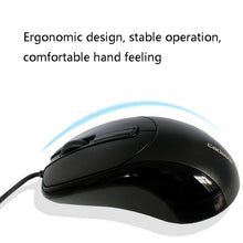 Load image into Gallery viewer, 2 PCS Cadeva 006 3 Keys Wired Mouse Household Computer Mouse, USB Interface, PS/2 Interface