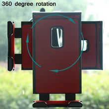 Load image into Gallery viewer, 2 PCS Car Mobile Phone Tablet Suction Cup Holder, Red, Black