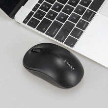 Load image into Gallery viewer, T-WOLF Q4 3 Keys 2.4GHz Wireless Mouse Desktop Computer Notebook Game Mouse, Black, White