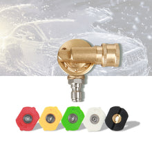 Load image into Gallery viewer, High Pressure Cleaning Machine Accessories Brush Head 240 Degrees Rotating 1/4 Live Joint, 240 Degrees Rotating 1/4 Live Joint