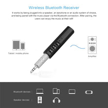 Load image into Gallery viewer, 3.5mm Lavalier Bluetooth Audio Receiver with Metal Adapter, H-139 Black, H-139 Blue, H-139 Red, H-139 White, H-139 Green