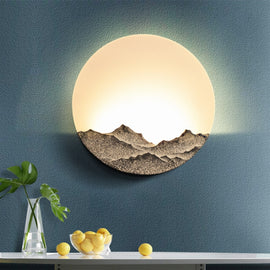Chinese Style Wall Lamp LED Bedroom Bedside Lamp Living Room Decoration Lamps, Mud Color Small, Mud Color Medium, Mud Color Large, Ancient Silver Small, Ancient Silver Medium, Ancient Silver Large