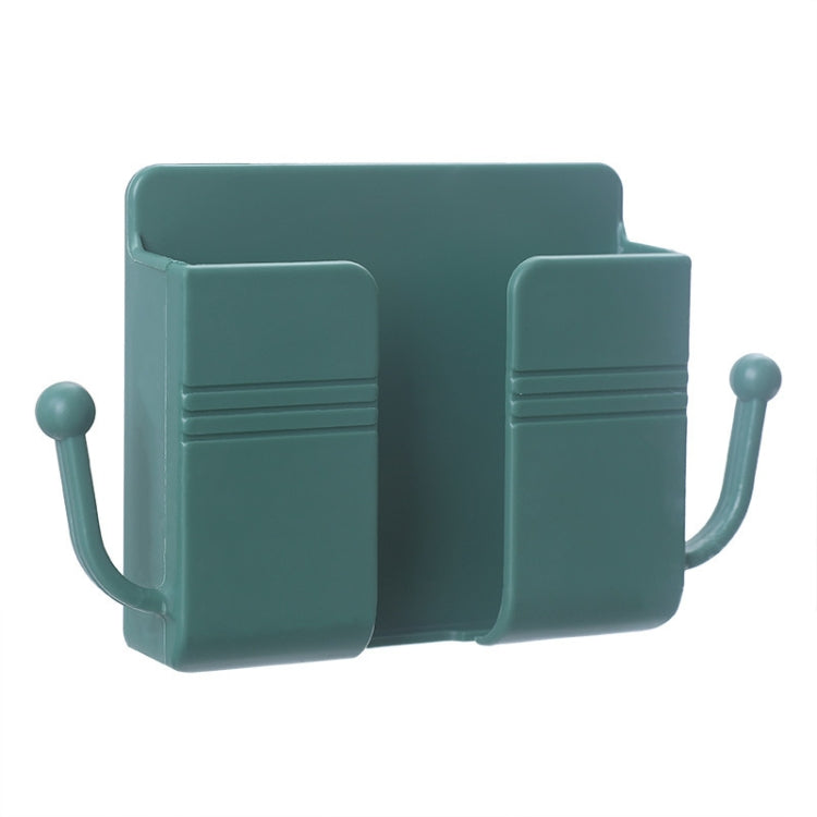 10 PCS Wall-Mounted Remote Control Storage Box Bedside Mobile Phone Charging Stand, 10 PCS Pink, 10 PCS White, 10 PCS Yellow, 10 PCS Green, 10 PCS Blue