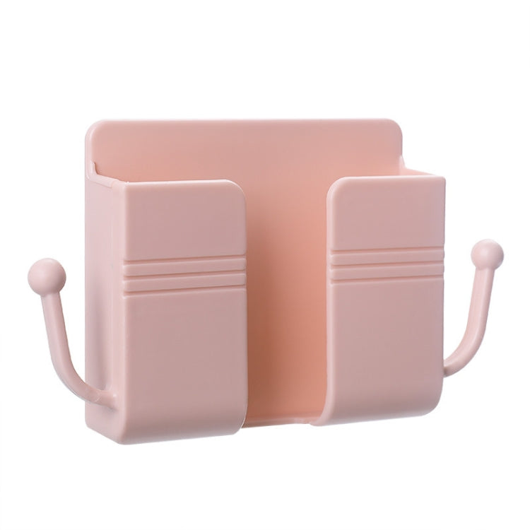 10 PCS Wall-Mounted Remote Control Storage Box Bedside Mobile Phone Charging Stand, 10 PCS Pink, 10 PCS White, 10 PCS Yellow, 10 PCS Green, 10 PCS Blue