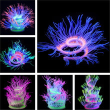 Load image into Gallery viewer, Aquarium Fish Tank Landscaping Decoration Silica Gel Simulation Software Coral Fluorescent Anemone, Size:, 50cm, 75cm, 100cm