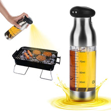 Load image into Gallery viewer, Stainless Steel Push-Type Oil Spray Bottle Barbecue Oil And Vinegar Sprayer, Push-Type Oil Spray Bottle