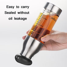 Load image into Gallery viewer, Stainless Steel Push-Type Oil Spray Bottle Barbecue Oil And Vinegar Sprayer, Push-Type Oil Spray Bottle