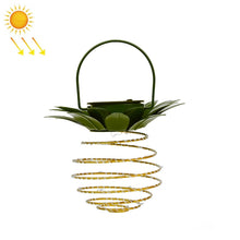 Load image into Gallery viewer, Solar Pineapple Lights Wrought Iron Lantern LED Copper Wire String Outdoor Waterproof Garden Decoration Lanterns, 24 LEDs, 60 LEDs