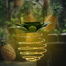 Load image into Gallery viewer, Solar Pineapple Lights Wrought Iron Lantern LED Copper Wire String Outdoor Waterproof Garden Decoration Lanterns, 24 LEDs, 60 LEDs