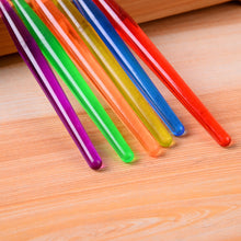 Load image into Gallery viewer, Zhu Ting Color Plastic Rod Children Paint Brush Set Gouache Watercolor Paint Brush Set, 6pcs/Set