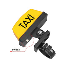 Load image into Gallery viewer, Motorcycle Modified Personality Taxi Motor Light Electric Car Helmet Decorative Warning Light, Normally Bright, Strobe
