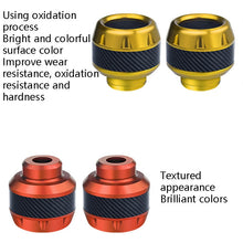 Load image into Gallery viewer, 1pair TF-1783 Motorcycle Accessories Modified Electric Car Anti-Drop Cup Aluminum Alloy Shock Absorption Front Fork Cup, Red, Blue, Gold, Orange, Black, Silver