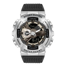 Load image into Gallery viewer, SANDA 9004 Men Symphony Dual Display Synchronous Outdoor Luminous Electronic Multifunction Watch