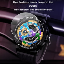 Load image into Gallery viewer, SANDA 9004 Men Symphony Dual Display Synchronous Outdoor Luminous Electronic Multifunction Watch