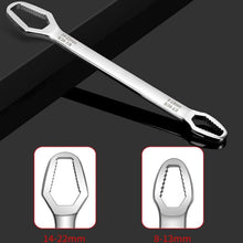Load image into Gallery viewer, Multi-Function Plum Wrench Open Adjustment Double-Headed Self-Tightening Wrench, Black, Silver