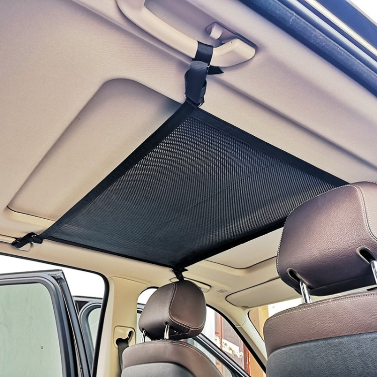 Car Storage Network Pocket Car Roof Seating Room Mesh Folding Hanging Bag, Style:, Single Layer