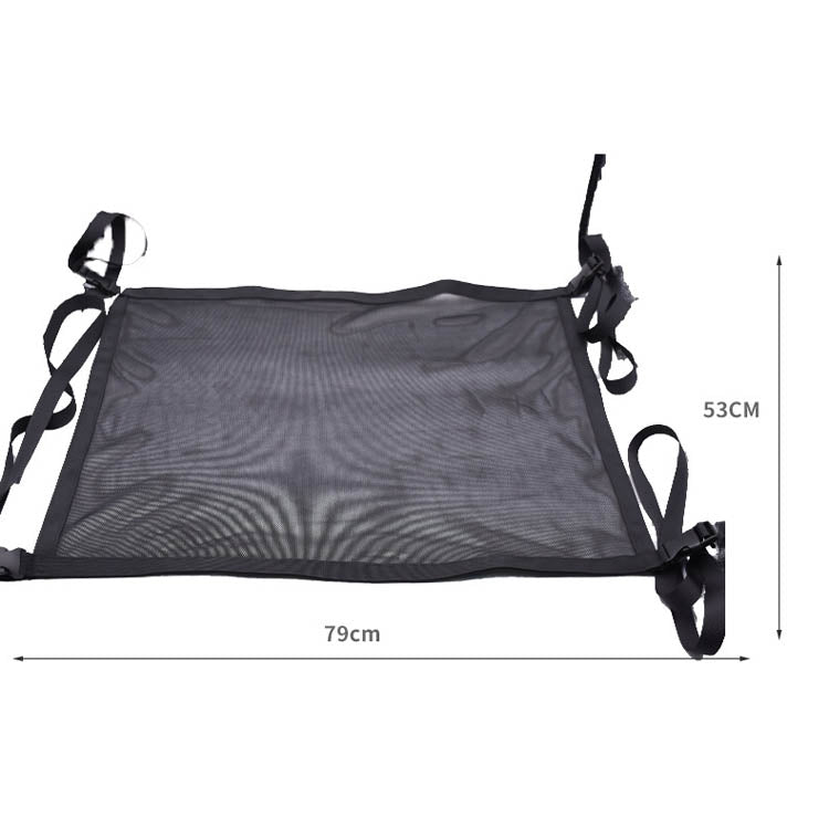 Car Storage Network Pocket Car Roof Seating Room Mesh Folding Hanging Bag, Style:, Single Layer