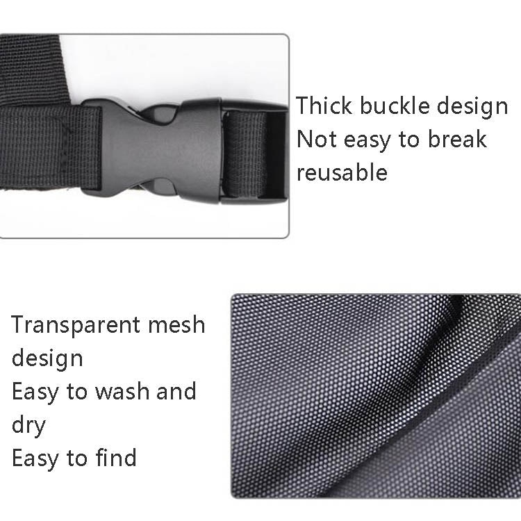 Car Storage Network Pocket Car Roof Seating Room Mesh Folding Hanging Bag, Style:, Single Layer