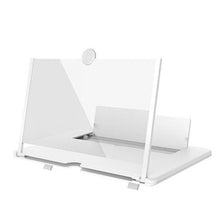 Load image into Gallery viewer, 16 inch Mobile Phone Screen Magnifier With Pull-Out 3D Eye Protection High-Definition Magnifying Glass Holder, Black, White