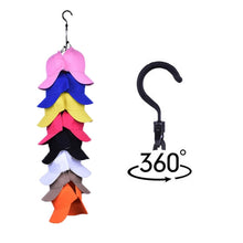 Load image into Gallery viewer, Rotary Hook Wardrobe Cap Clip-Hanging Rope Bedroom Home Storage Clothes Door Back Rogue, Clothes Door Back Hook