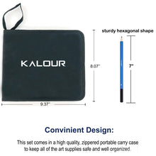 Load image into Gallery viewer, KALOUR 33 in 1 Sketch Pencil Set Beginner Brush Art Supplies, 33 in 1