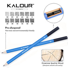 Load image into Gallery viewer, KALOUR 33 in 1 Sketch Pencil Set Beginner Brush Art Supplies, 33 in 1