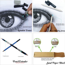 Load image into Gallery viewer, KALOUR 33 in 1 Sketch Pencil Set Beginner Brush Art Supplies, 33 in 1