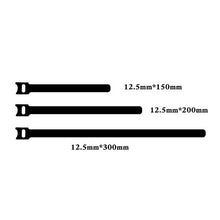 Load image into Gallery viewer, 60 PCS T-Shaped Cable Organizer Belt Nylon Winder Buckle, Length:, 15cm, 20cm, 30cm