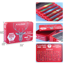Load image into Gallery viewer, KALOUR 180 Colors Color Lead Set Painted Pencils Art Painting Supplies, 180 Colors Art Painting