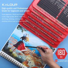 Load image into Gallery viewer, KALOUR 180 Colors Color Lead Set Painted Pencils Art Painting Supplies, 180 Colors Art Painting